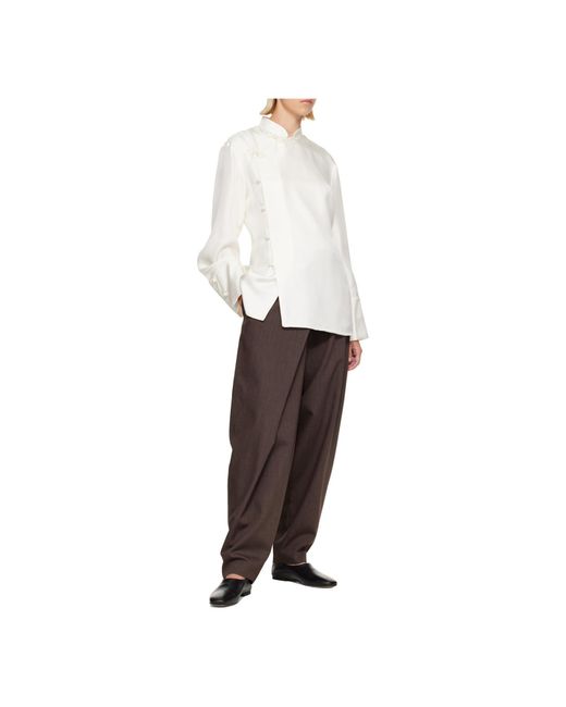 Rohe Brown Sarong Knot Trousers