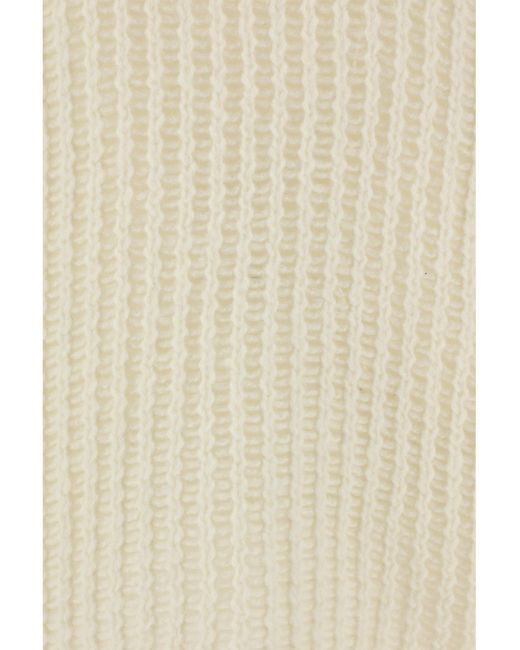 Chloé Natural Chloé Long-Sleeved Crewneck Knitted Jumper