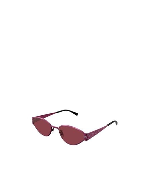 Gucci Pink Eyewear Geometrical Frame Sunglasses for men