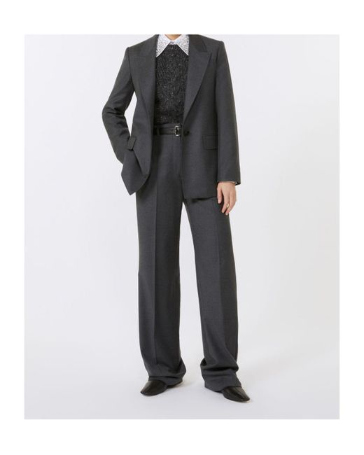 Max Mara Black Studio Crewneck Knitted Vest
