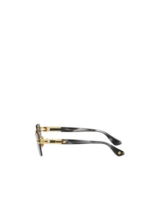 Dita Eyewear White Rimless Square-Frame Sunglasses for men