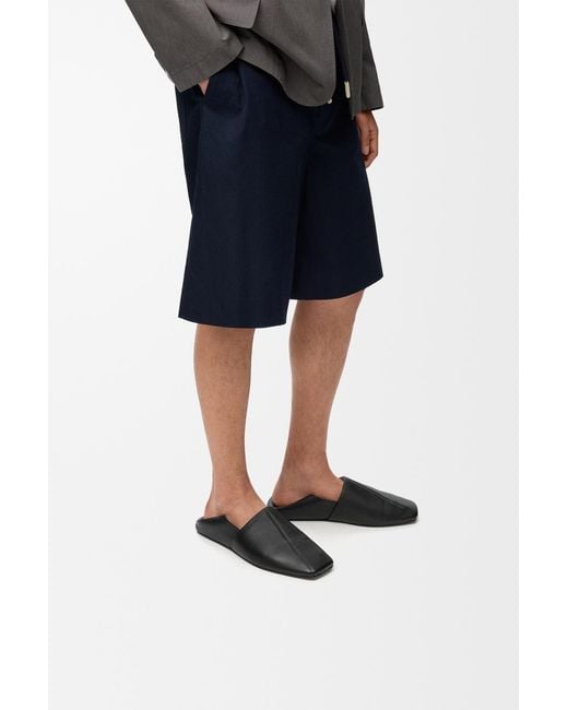 Loewe Black Square-Toe Casual Shoes for men