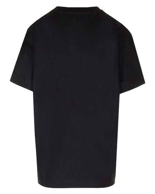 Givenchy Black 4G Flower Printed Crewneck T-Shirt