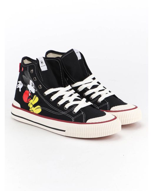 MOA Black X Disney Mickey Mouse Sneakers for men
