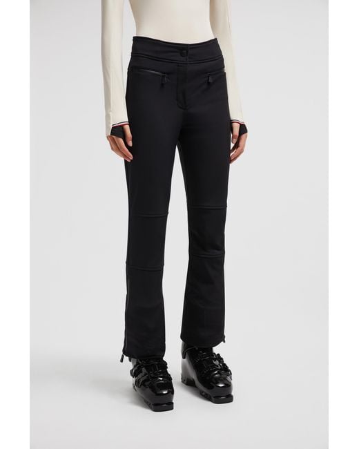 Moncler Black Grenoble Panelled Ski Trousers
