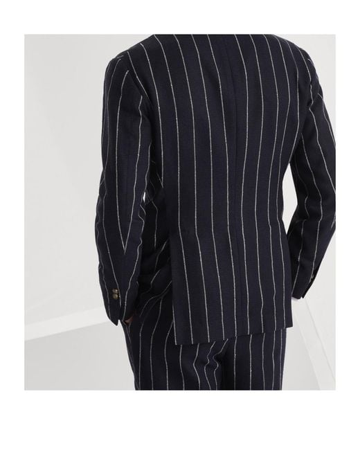 Brunello Cucinelli Black Cavallo Blazer for men