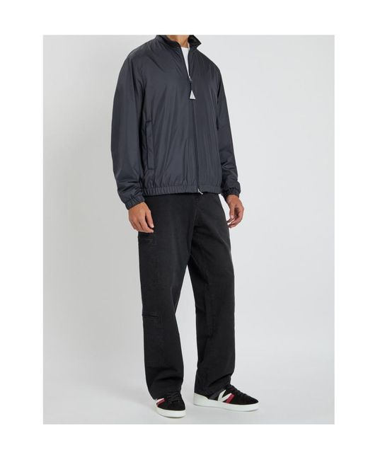 Moncler Blue Meidassa Shell-Satin Jacket for men