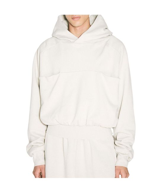 Entire studios White Hooded Sweater for men
