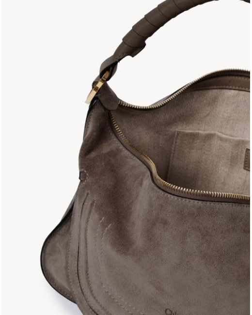 Chloé Brown Chloé Small Marcie Shoulder Bag