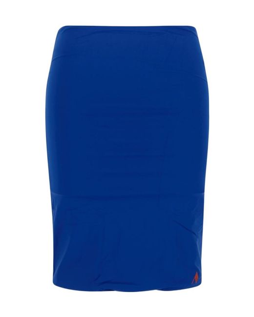 The Attico Blue The Pencil Skirt