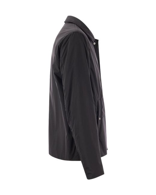 Herno Black Chantilly Buttoned Jacket for men