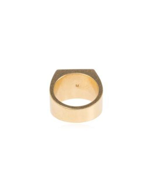 Vetements Natural Logo Ring for men