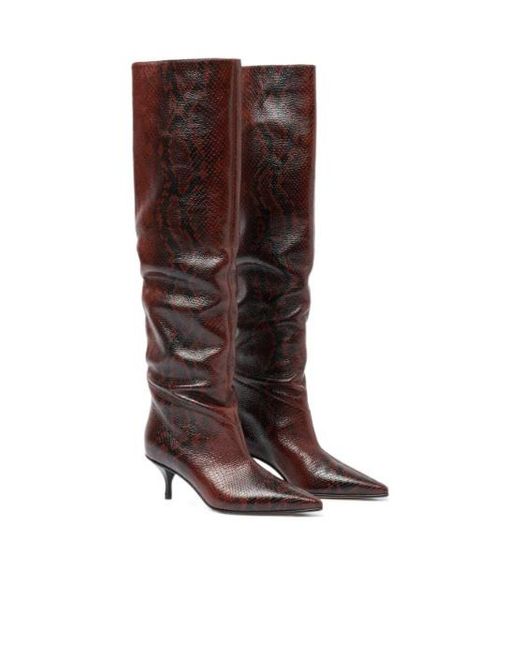 Scarosso Brown Barbara Boots
