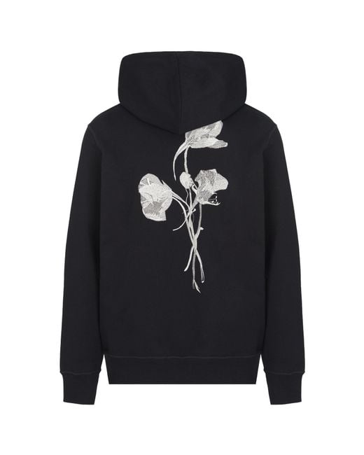 McQueen Black Cotton Sweatshirt for men