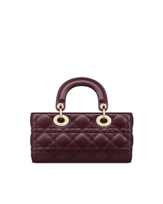Dior Purple Sac Lady D-Joy Small