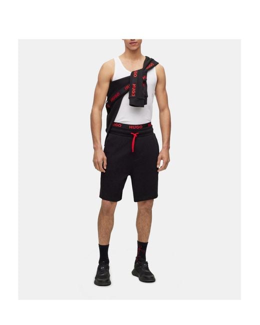 Boss Black Loose Solid Color Shorts for men