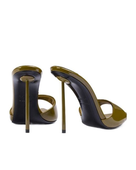 Le Silla Metallic Bella Leather Sandals