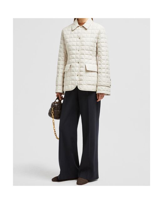 Moncler White Epinal Quilted Down Jacket