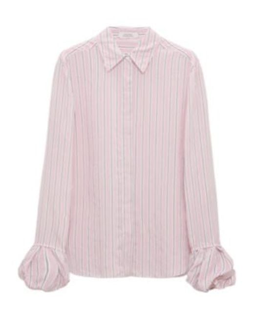 Dorothee Schumacher Pink Striped Ease Blouse