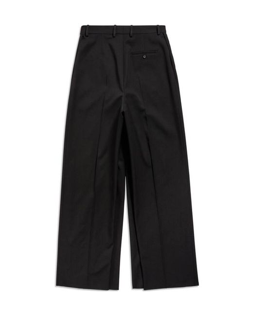 Balenciaga Black Double Front Trousers