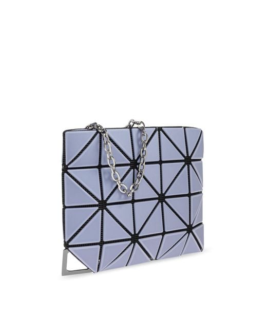 Issey Miyake Blue Geometric-Pattern Wallet