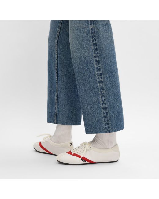 Céline White The Flat Sneaker
