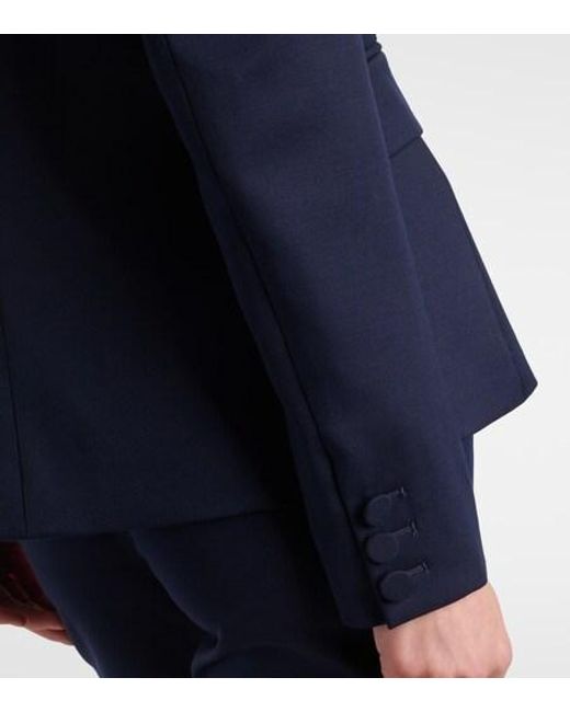 Altuzarra Blue Stretch-Wool Blazer