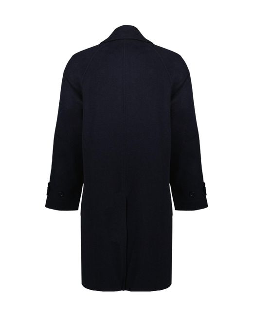 Officine Generale Blue Officine Générale Bryce Single-Breasted Coat for men