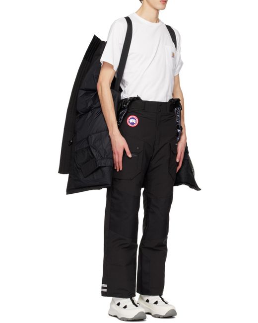 Canada Goose Black Expedition Hooded Jacket for men