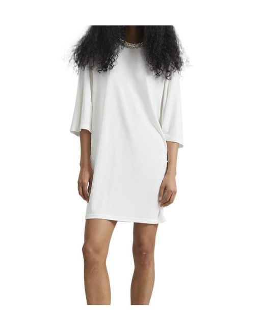 Frankie Shop White Sian Oversized T-Shirt Dress
