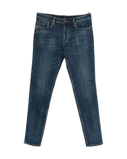 Emporio Armani Blue Denim Cotton Jeans for men