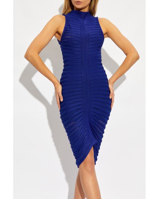 Alaïa Blue Short Dresses