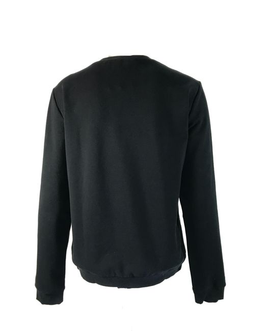 Sportmax Black Long-Sleeved Pullover Hoodie