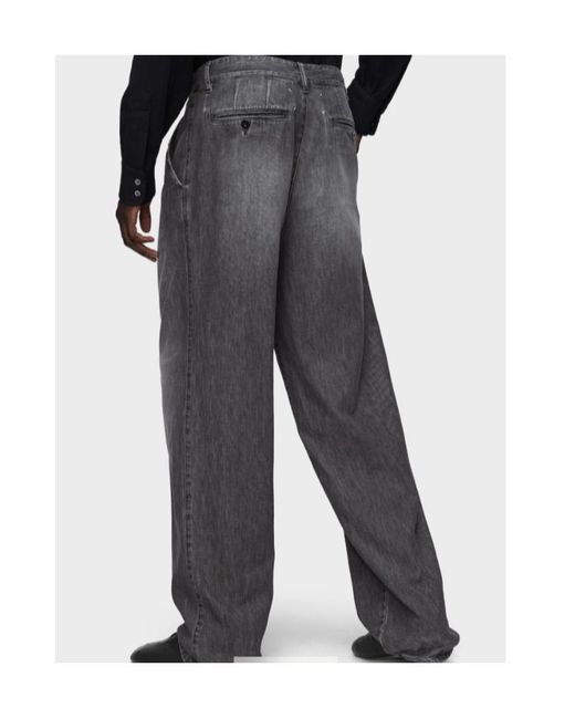 Maison Margiela Gray Washed Effect Jeans for men
