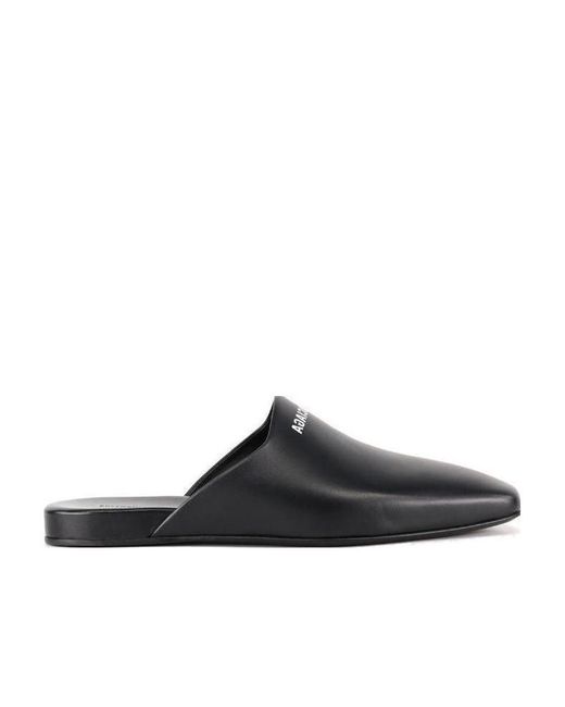 Balenciaga Black Logo Muller Shoes