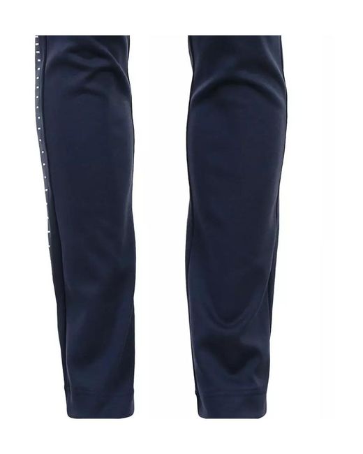 Boss Blue Logo Drawstring Sweatpants for men