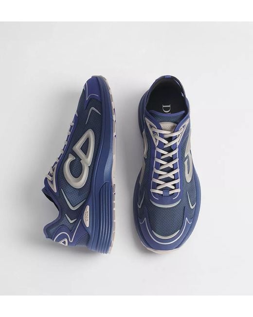 Dior Blue B30Countdown Tech Sneaker for men