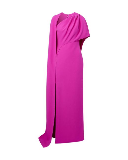 Safiyaa Pink Contessa Asymmetric Gown