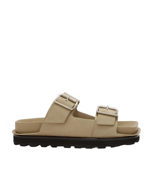 Jil Sander Multicolor Double Buckle-Fastened Open-Toe Sandals for men
