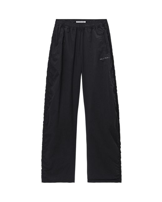 Alexander Wang Blue Ruched Track Pants