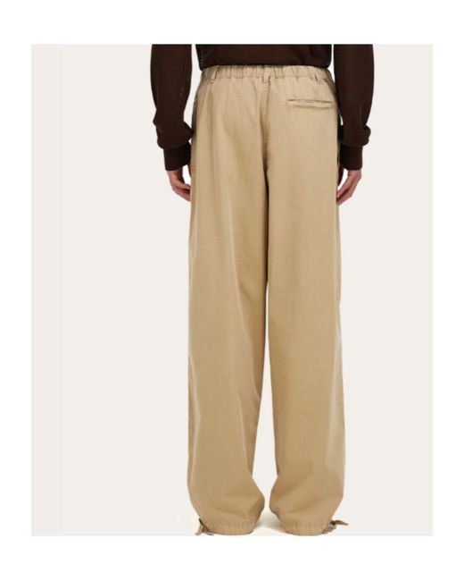 Ferragamo Natural Baggy Trouser for men