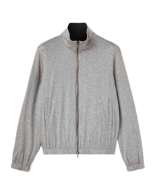 Loro Piana Black Lp Zipped Bomber Jacket for men