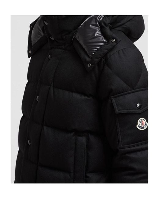 Moncler Black Vezere Padded Jacket for men