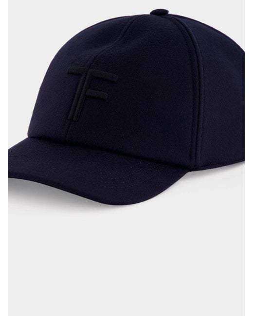 Tom Ford Blue Logo-Embroidered Baseball Cap for men