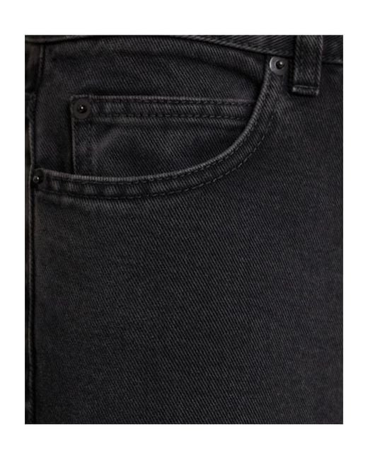 The Row Black Clair Denim High Waisted Jeans