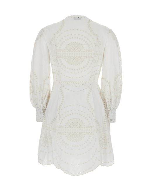 Charo Ruiz Women's White Ashai Mini Dress Charo Ruiz Women's White Ashai Mini Dress