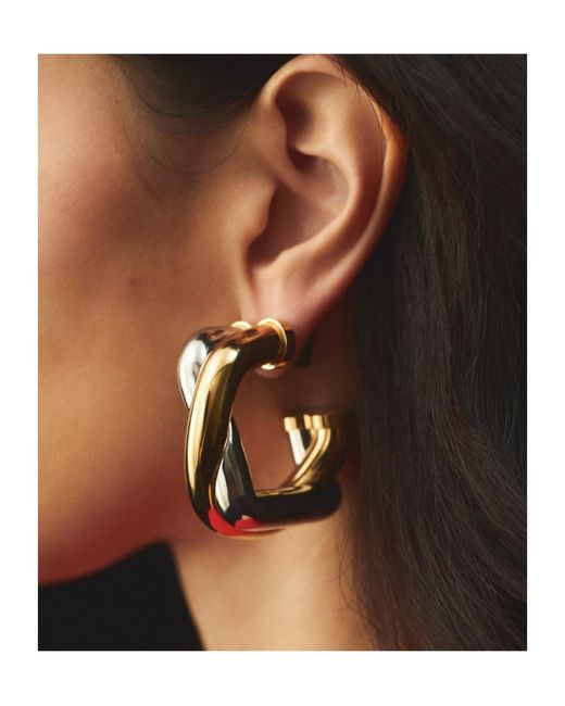 Jacquemus Metallic The Doppio Earrings