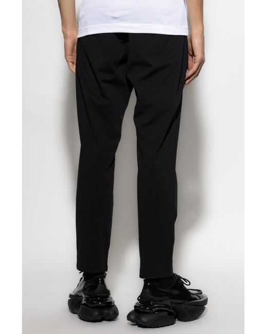 Dolce & Gabbana Black Elastic Waist Jogging Pants for men