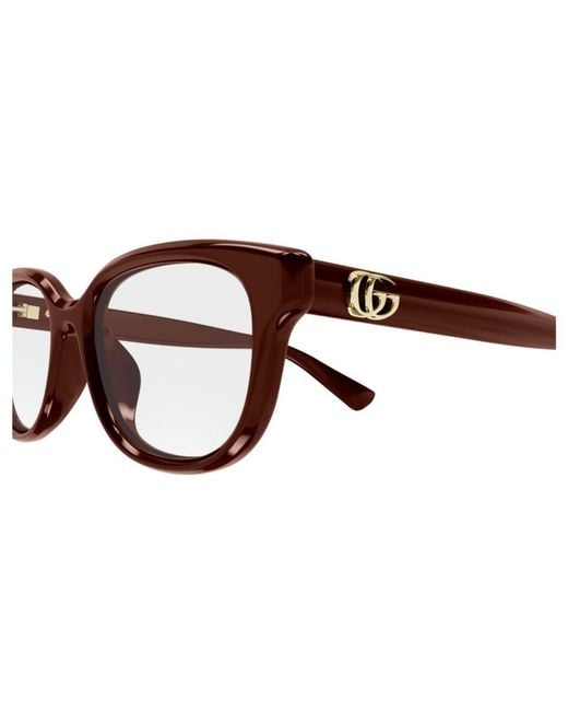Gucci White Eyewear Square Frame Glasses