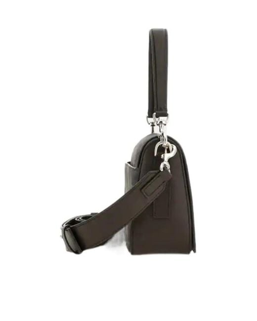Hogan Black H-Turn Flap Bag